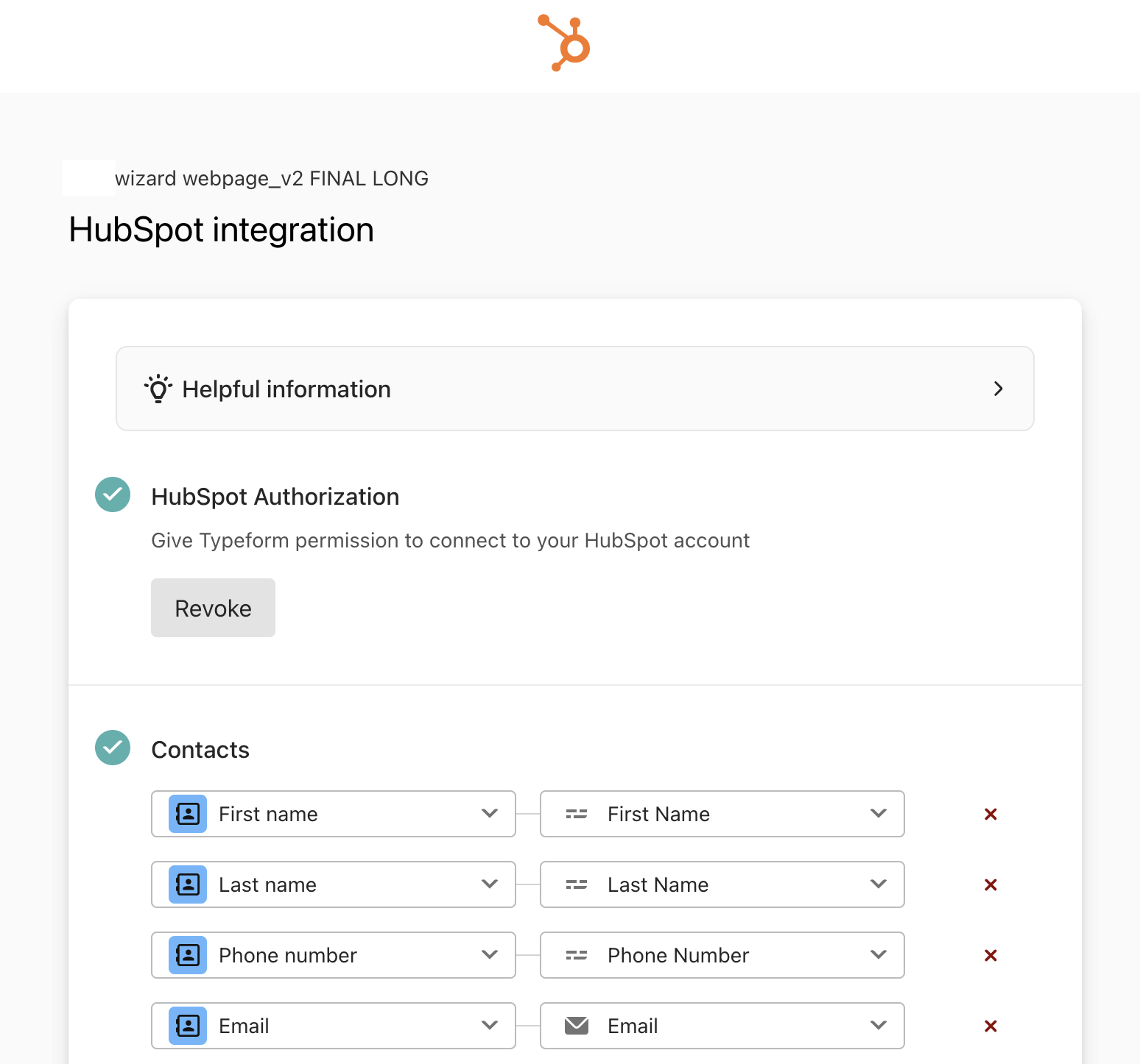 huspot-typeform-mapping